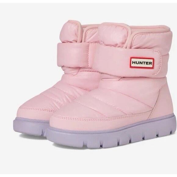 Hunter Other - Hunter Kids Comfy Little Girls Insulated Snow Boots Pink Sz 12c